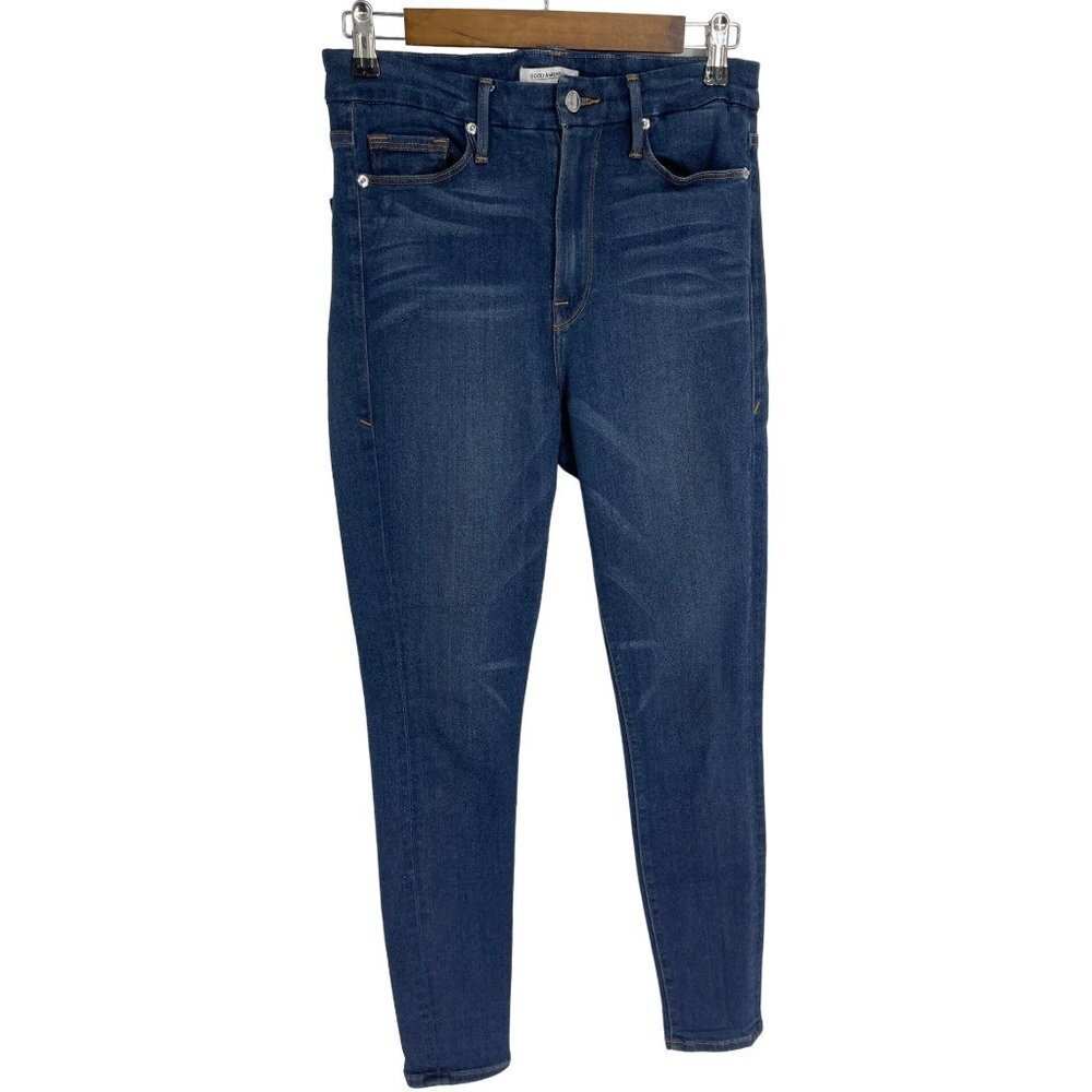 GOOD AMERICAN Good Waist High Rise Skinny Jeans 4/27 GAGW108